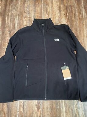 The North Face Glacier Fleece Full Zip Jacket Black Size S TNF MSRP $100